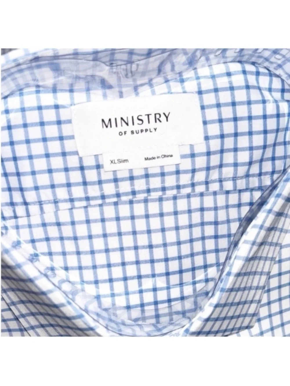 Ministry of Supply Men’s Performance Aero Dress Shirt Blue Slim Fit Size XL New
